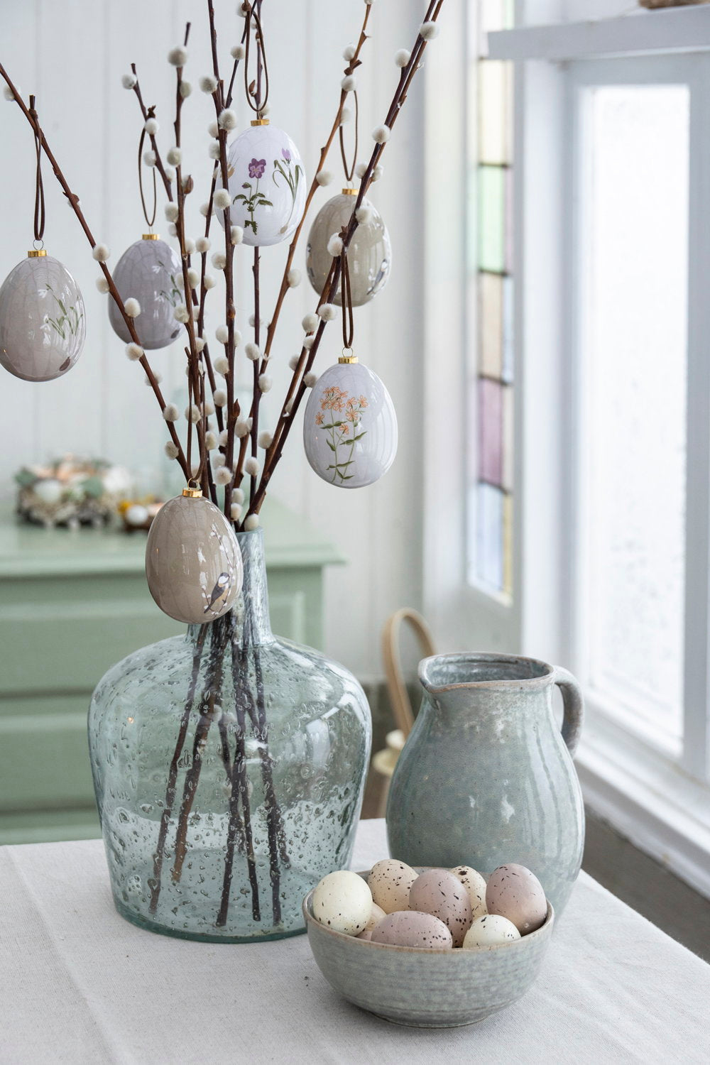 Vase aus recyceltem Glas